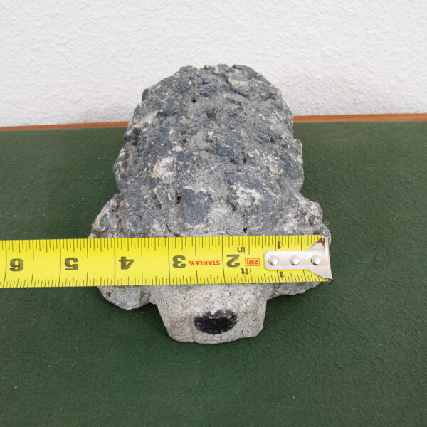 Mid Century Modern Sculpture Art Cement Door Stopper Poodle Dog Black and Gray - Image 12