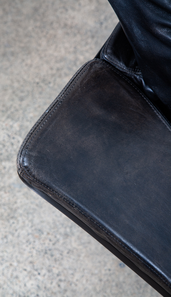 Mid Century Danish Modern Lounge Chair Black Swivel Sweden Nelo Swivel Space Age - Reserved for Erik - Image 9