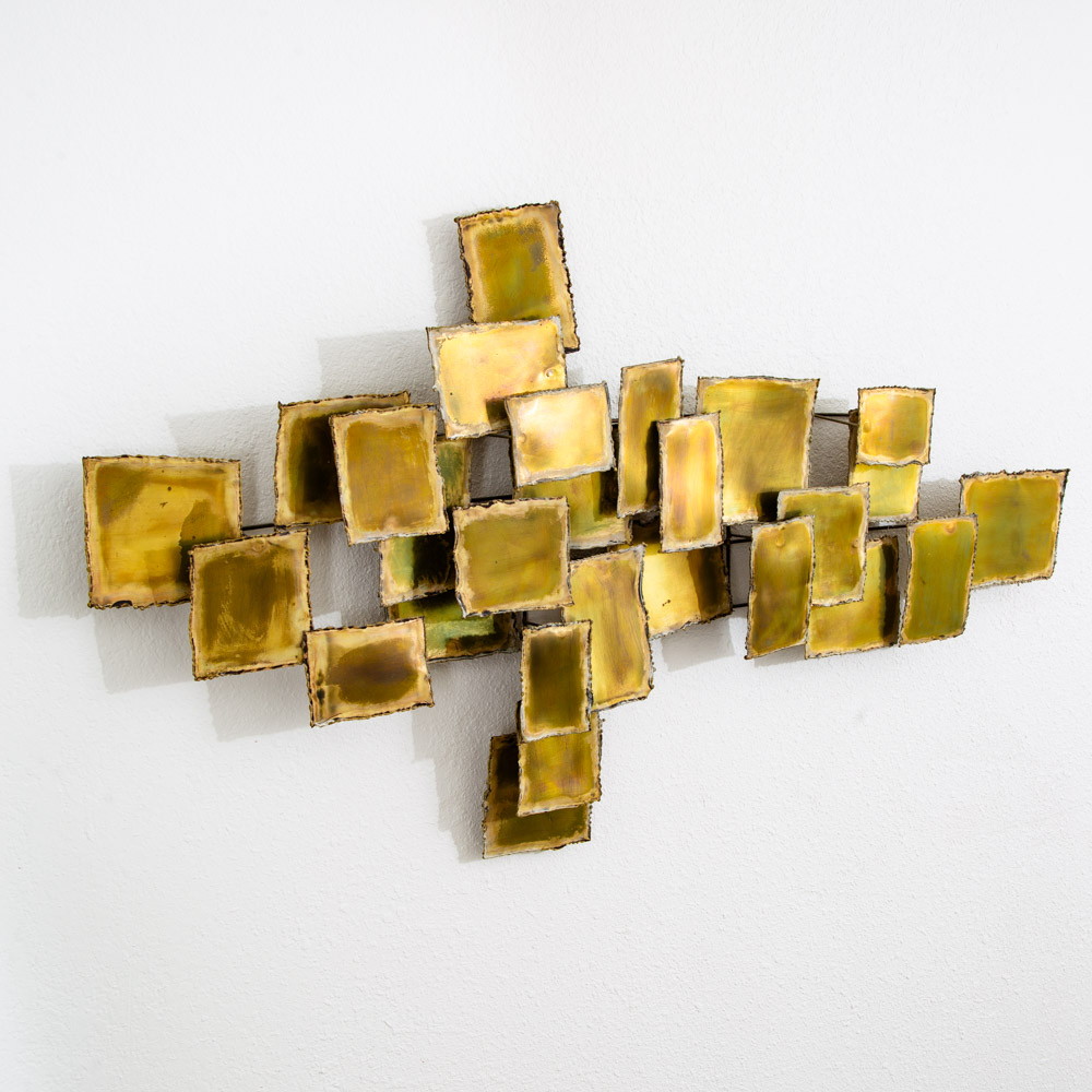 Mid Century Modern Original Art Wall Brutalist Sculpture Abstract Jere Style Mcm