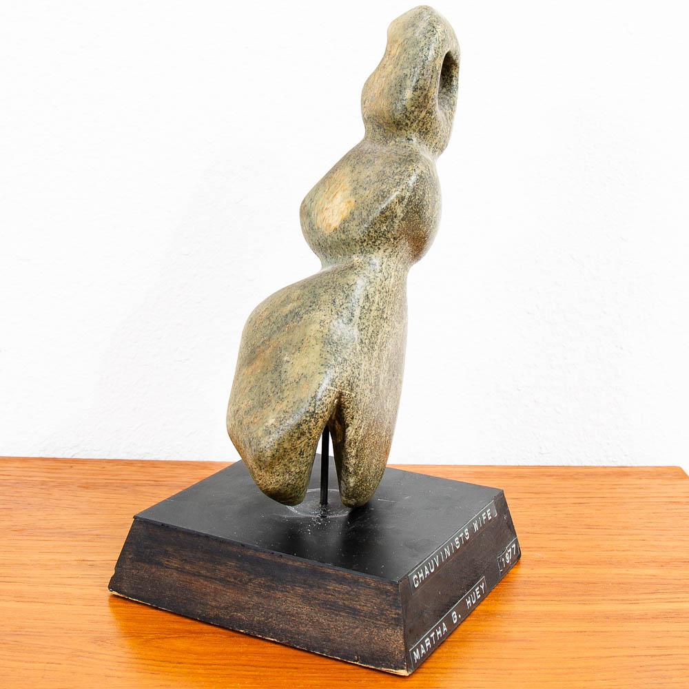 Mid Century Modern Sculpture Stone Titles Martha G. Hue Abstract Contemporary NM - Image 7