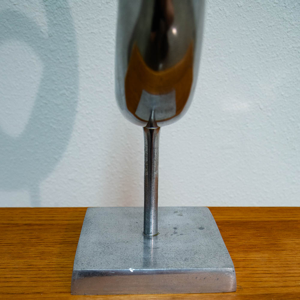 Mid Century Modern Sculpture Kinetic Abstracted Art Aluminum Metal Sculpture Mcm - Image 3