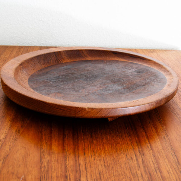 Mid Century Danish Modern Cutting Board Dansk Teak Round IHQ Jens Quistgaard M - Image 8