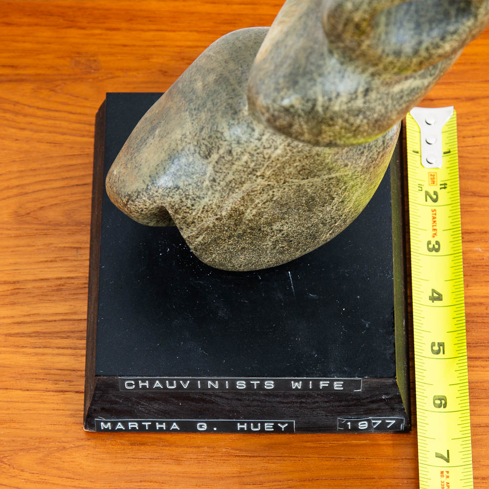 Mid Century Modern Sculpture Stone Titles Martha G. Hue Abstract Contemporary NM - Image 9