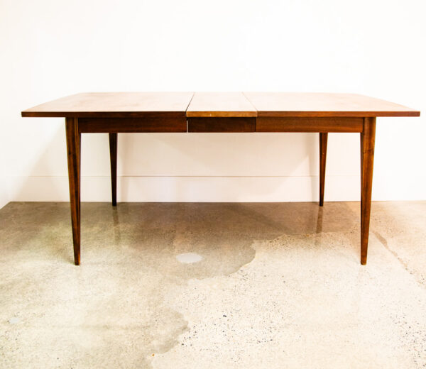 Mid Century Modern Dining Table Broyhill Brasilia Walnut Extension Leaf x1 Mcm - Image 6