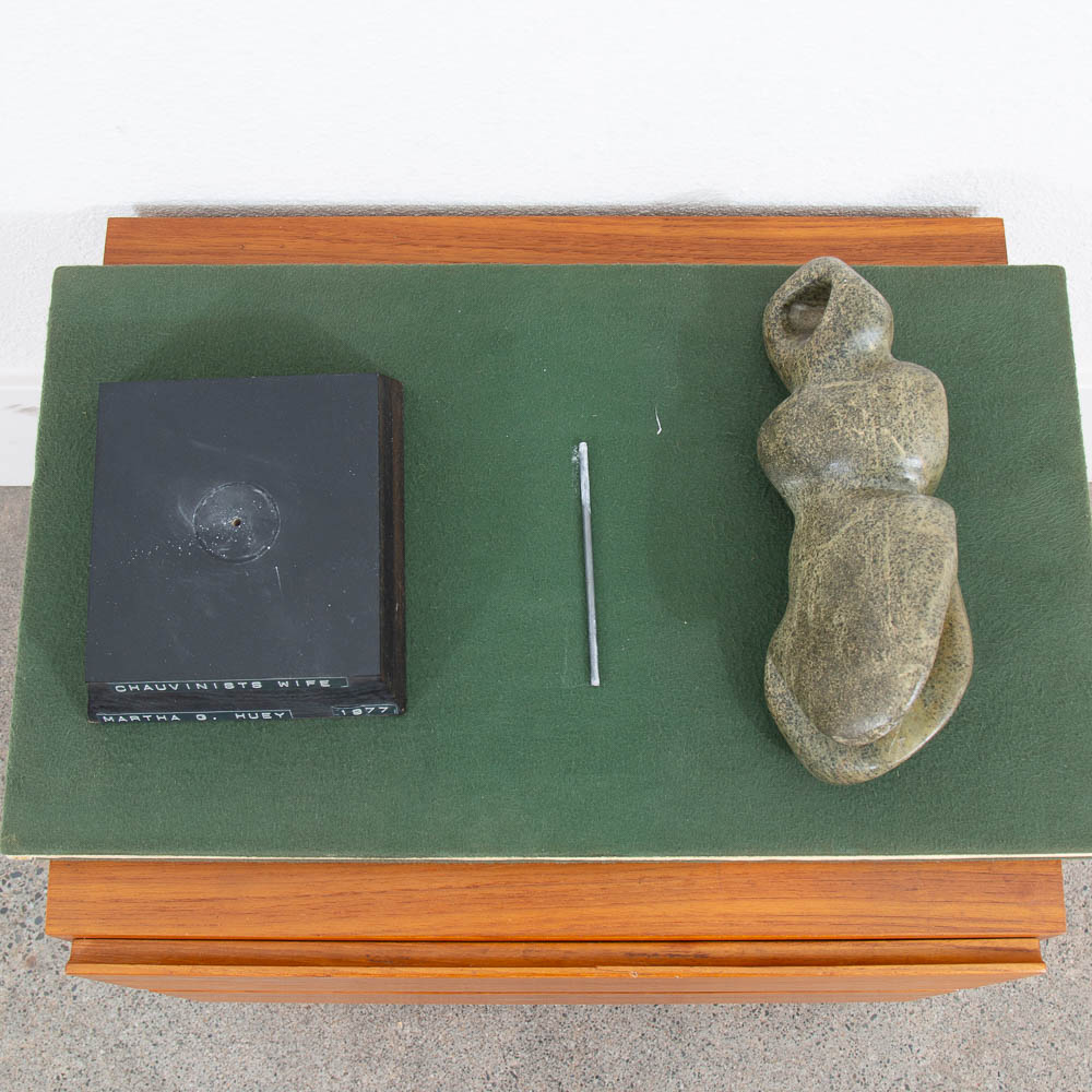 Mid Century Modern Sculpture Stone Titles Martha G. Hue Abstract Contemporary NM - Image 6