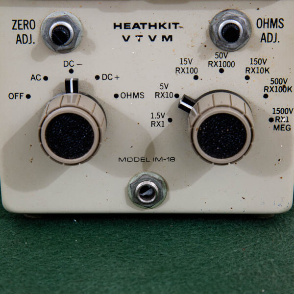 Antique Vintage Heath Kit IM-10 Vacuum Tube Volt Meter Untested Intact with Cord - Image 6