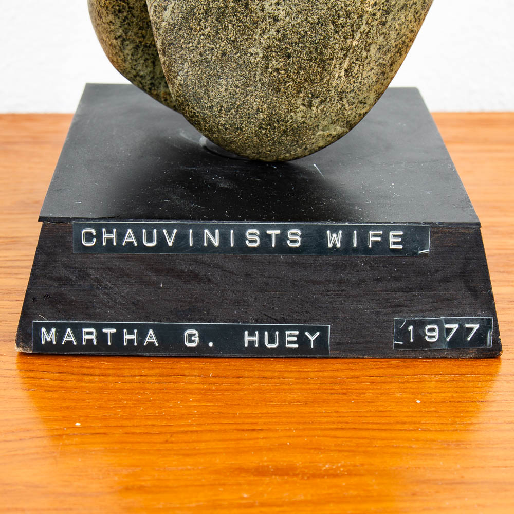 Mid Century Modern Sculpture Stone Titles Martha G. Hue Abstract Contemporary NM - Image 12