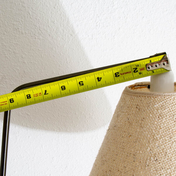 Mid Century Modern Danish Rosewood Floor Lamp with adjustable Head and Shade MCM - Image 10