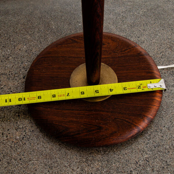 Mid Century Modern Danish Rosewood Floor Lamp with adjustable Head and Shade MCM - Image 7