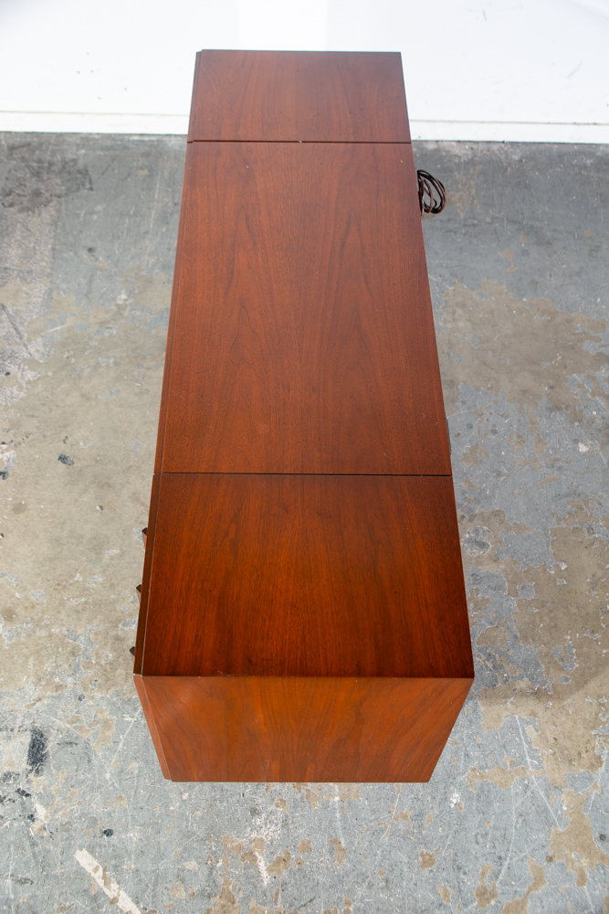 Mid Century Modern Credenza Stereo Console Record Player Zenith Hifi Radio Wood - Image 4
