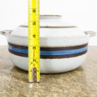 Mid Century Modern Vintage Japanese Ceramic Donabe Hot Pot Handmade Cookware - Image 8