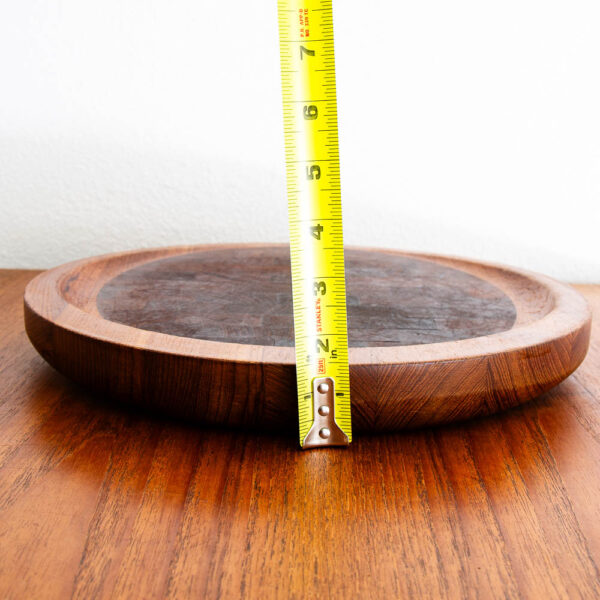Mid Century Danish Modern Cutting Board Dansk Teak Round IHQ Jens Quistgaard M - Image 6
