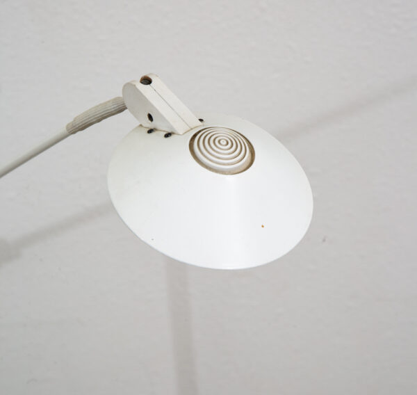 Mid Century Modern Floor Lamp Robert Sonneman Kovacs Feather Light White Post - Image 11