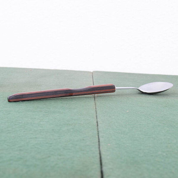 Mid Century Danish Modern Rosewood Stainless Steel Serving Spoon Fork Cork Screw - Image 7