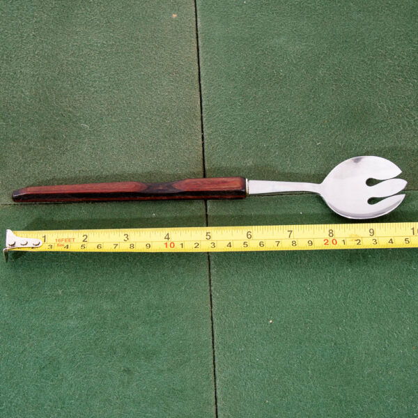 Mid Century Danish Modern Rosewood Stainless Steel Serving Spoon Fork Cork Screw - Image 10