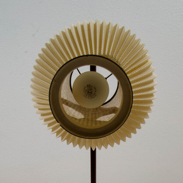 Mid Century Modern Danish Hanging Lamp Wall Sconce Solid Teak Wood Functional VG - Image 8