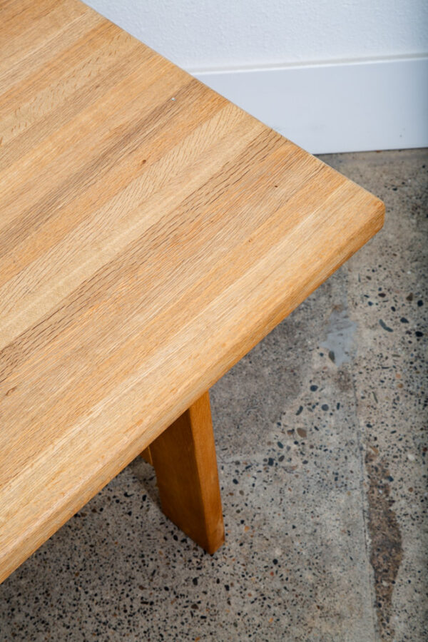 Mid Century Danish Modern Coffee Table Solid White Oak Vintage Aksel Dahl 1972 - Image 11