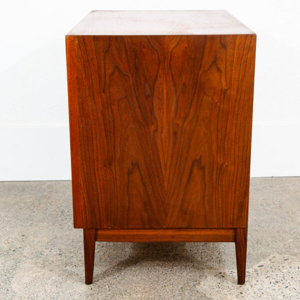 Mid Century Modern Nightstands End Side Tables Dillingham Esprit Walnut Drawer - Image 7