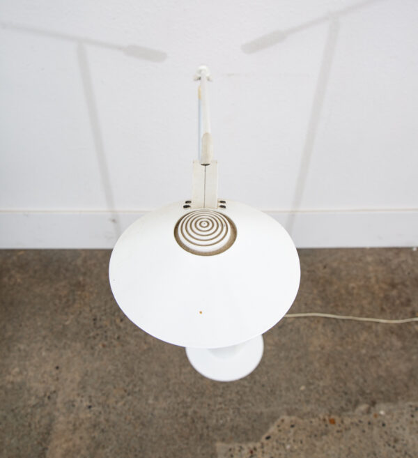 Mid Century Modern Floor Lamp Robert Sonneman Kovacs Feather Light White Post - Image 12