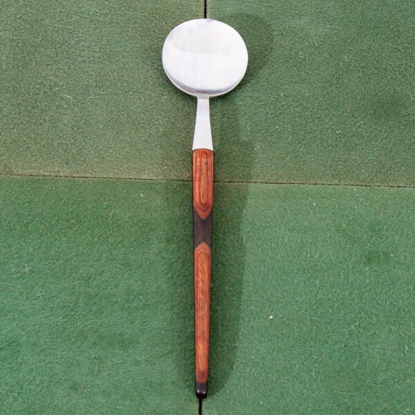 Mid Century Danish Modern Rosewood Stainless Steel Serving Spoon Fork Cork Screw - Image 3