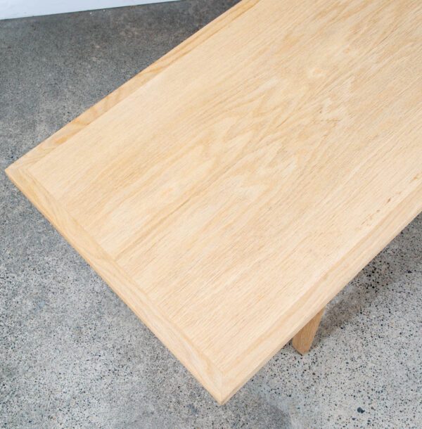 Mid Century Danish Modern Coffee Table Borge Mogensen Soborg Mobler White Oak VG - Image 10
