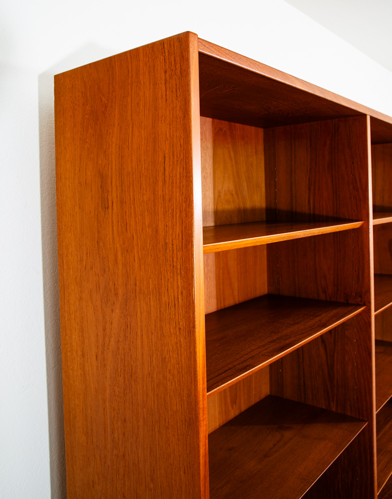 Mid Century Modern Bookshelf Book Shelf Shelving Modular Poul Hundevad Teak Mcm - Image 9