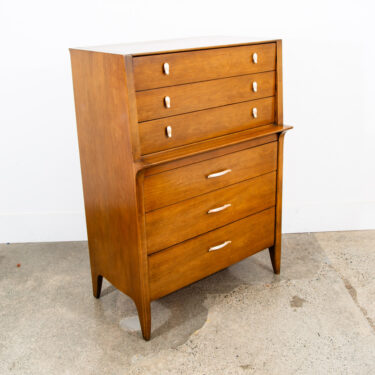 Mid Century Modern Dresser Highboy Profile Drexel John Van Koert Mcm 5 Drawers