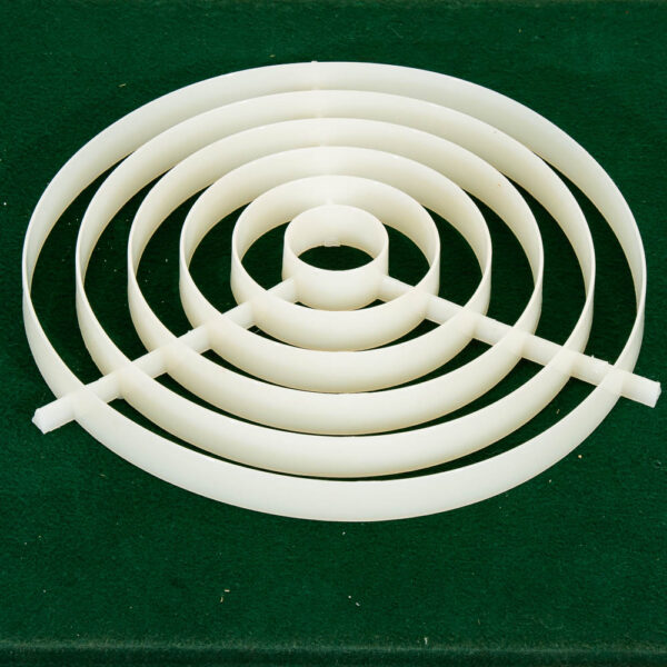 Mid Century Modern Lyskær Danish Green Hanging Pendant White Plastic Grid Metal - Image 9