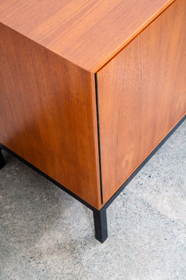 Mid Century Modern Compact Credenza Cabinet Refrigerator Storage Silkeborg Lock - Image 12