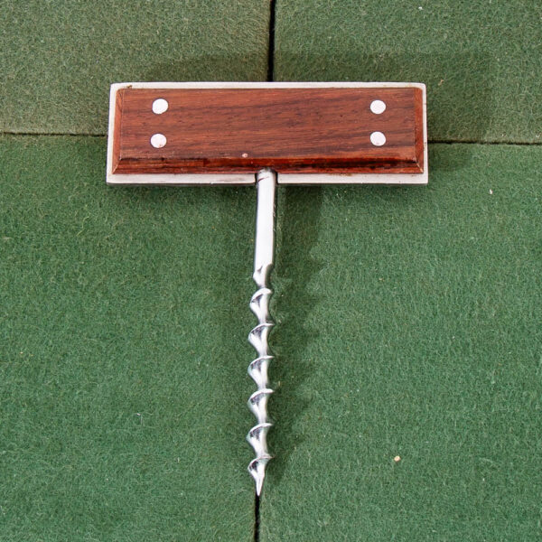 Mid Century Danish Modern Rosewood Stainless Steel Serving Spoon Fork Cork Screw - Image 2