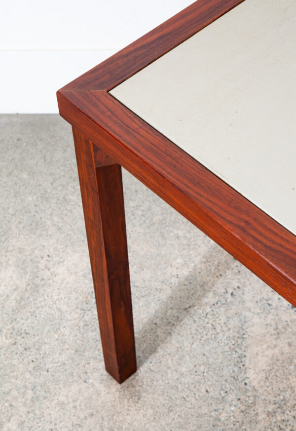 Mid Century Modern Dining Table Card Solid Walnut Square Studio Custom Vintage - Image 9