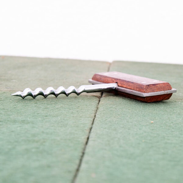Mid Century Danish Modern Rosewood Stainless Steel Serving Spoon Fork Cork Screw - Image 6