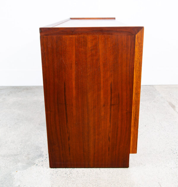 Mid Century Modern Credenza Dresser 6 Drawer Dillingham Walnut Vintage Mcm Mint - Image 4