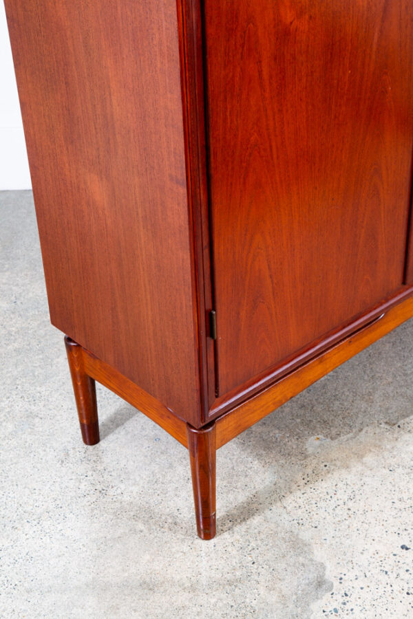 Mid Century Danish Modern Credenza Sideboard Teak Locking Cabinet Mobler Drawers - Image 12
