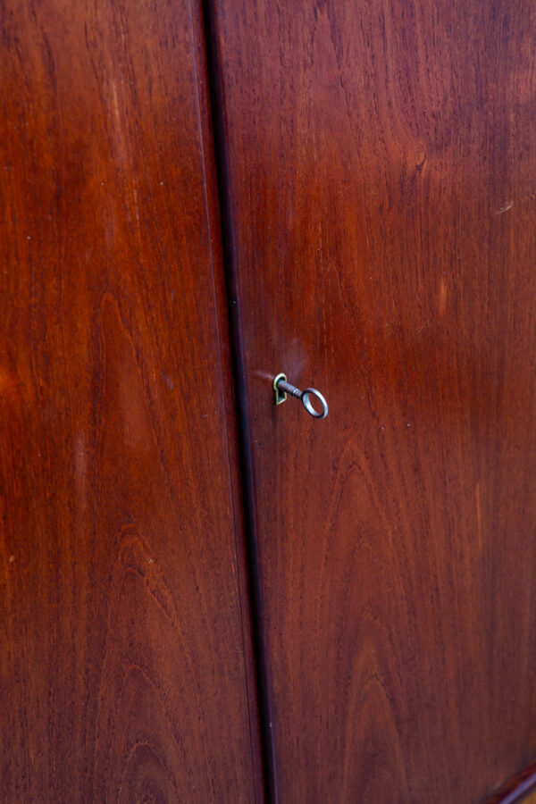 Mid Century Danish Modern Credenza Sideboard Teak Locking Cabinet Mobler Drawers - Image 6
