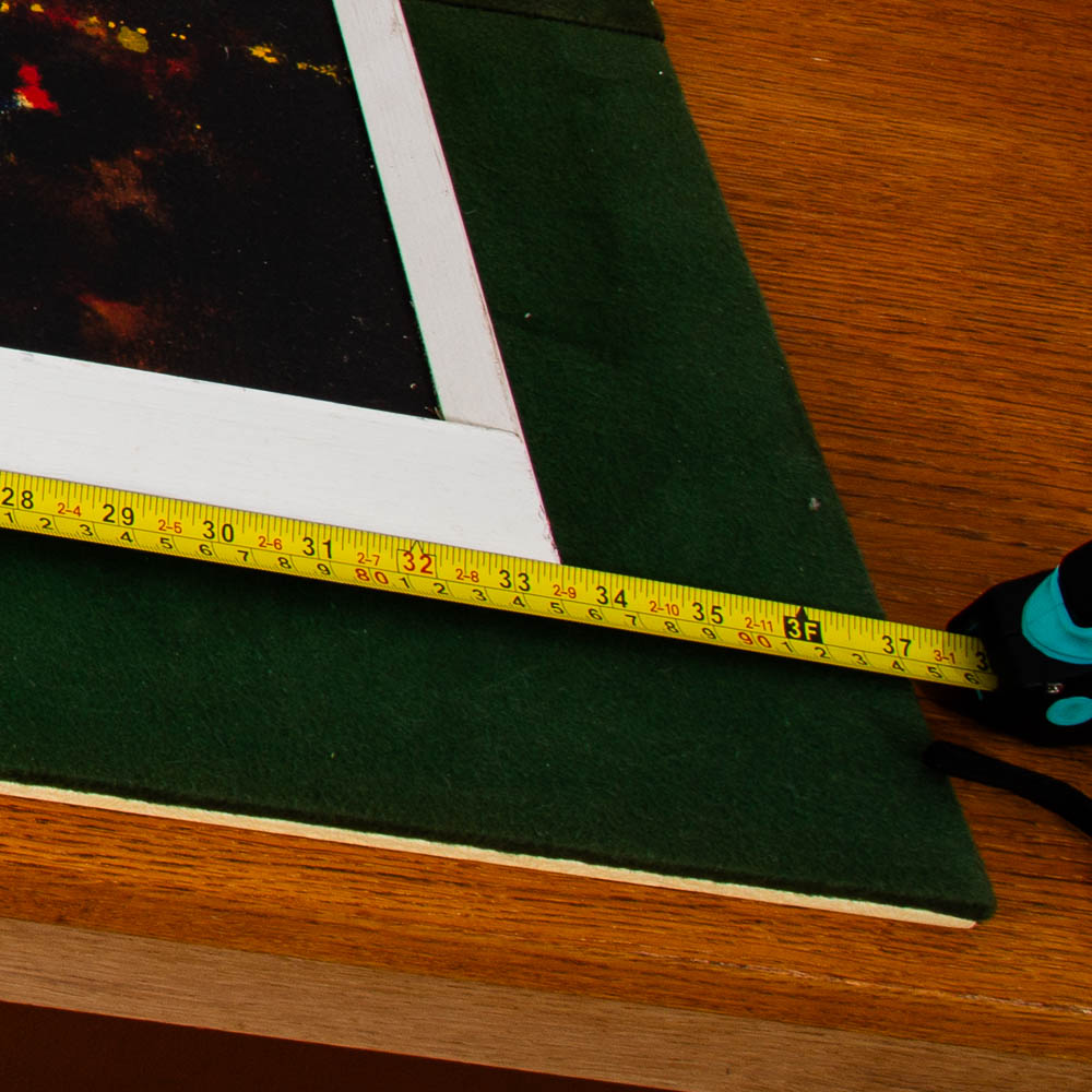 Mid Century Modern Original Art Abstract Expressionism Painting Black Yellow Mcm - Image 10