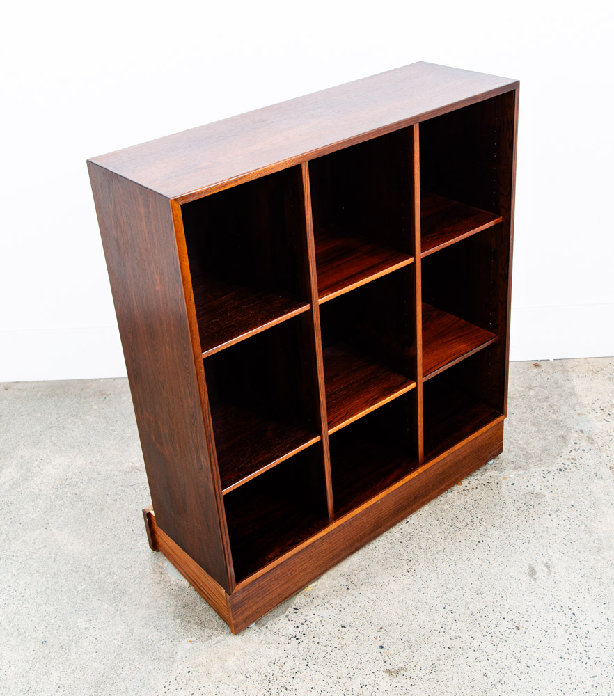 Mid Century Danish Modern Wall Unit Cabinet Cubby Rosewood Mcm HG Modular Shelf - Image 6