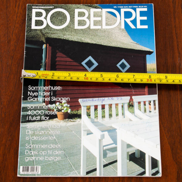 Mid Century Modern Magazines Lot 6 Bo Bedre Interior Design 1979-1988 Danish - Image 12
