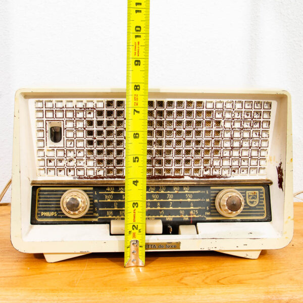 Mid Century Modern German Radio Phillips Tube Radio Philetta 208 De Luxe B2D08U - Image 11