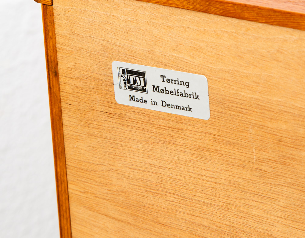Mid Century Danish Modern Nightstand Table Side End Torring Denmark Vintage Mcm - Image 6
