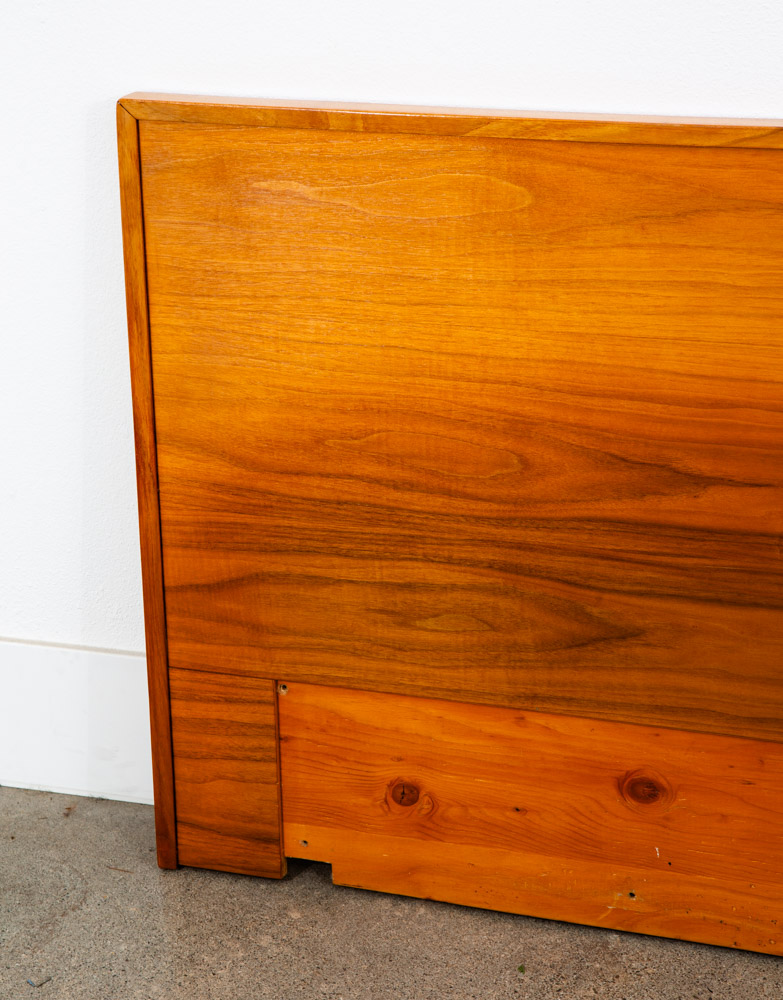 Mid Century Modern Headboard Queen Size American Walnut Wood Custom - Image 5