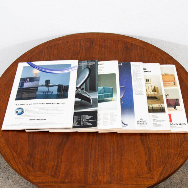 Mid Century Modern Magazines Lot 6 Bo Bedre Interior Design 1979-1988 Danish - Image 5