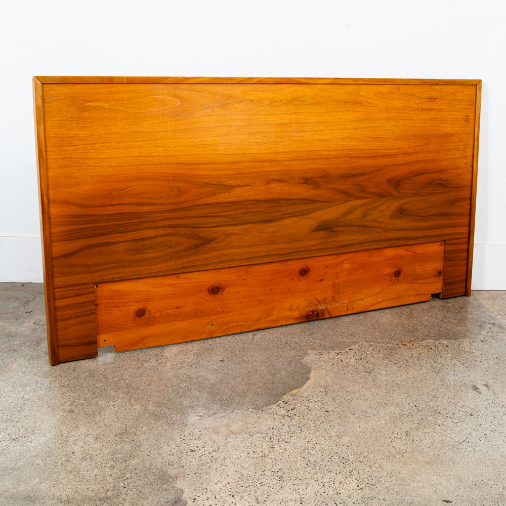 Mid Century Modern Headboard Queen Size American Walnut Wood Custom