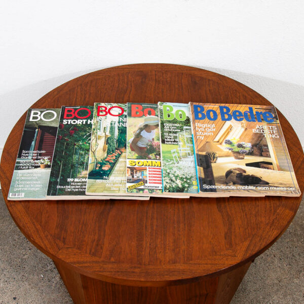 Mid Century Modern Magazines Lot 6 Bo Bedre Interior Design 1979-1988 Danish - Image 4