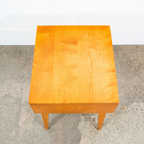 Mid Century Modern Nightstand End Side Drawer Table Conant Ball Russel Wright - Image 4