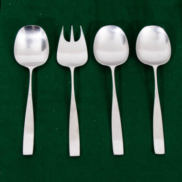Mid Century Modern Lauffer Bedford Flatware Holland Don Wallace Casserole Flatware