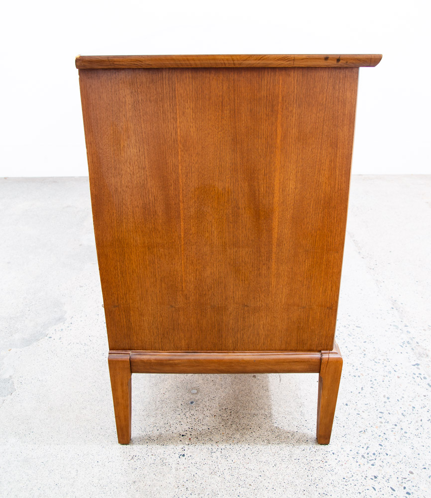 Mid Century Modern Credenza Dresser Walnut 12 Drawer Vintage Mcm Lattice Wood - Image 4