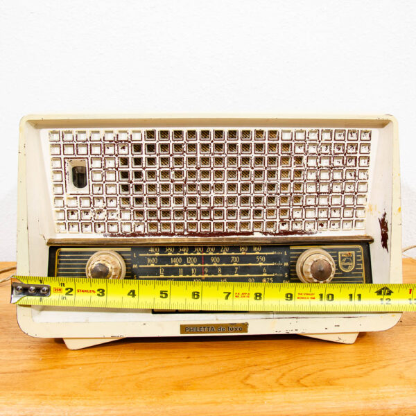Mid Century Modern German Radio Phillips Tube Radio Philetta 208 De Luxe B2D08U - Image 12