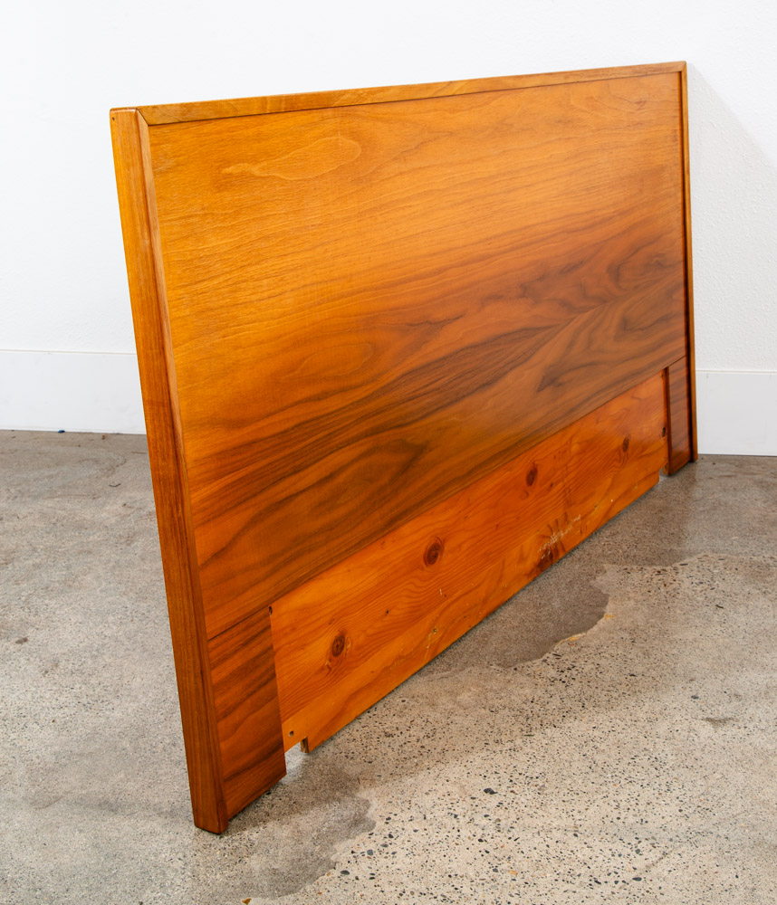 Mid Century Modern Headboard Queen Size American Walnut Wood Custom - Image 9