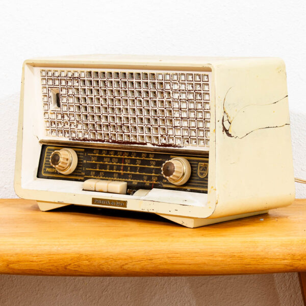 Mid Century Modern German Radio Phillips Tube Radio Philetta 208 De Luxe B2D08U - Image 4
